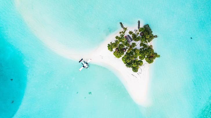 Pristine Maldives Beach